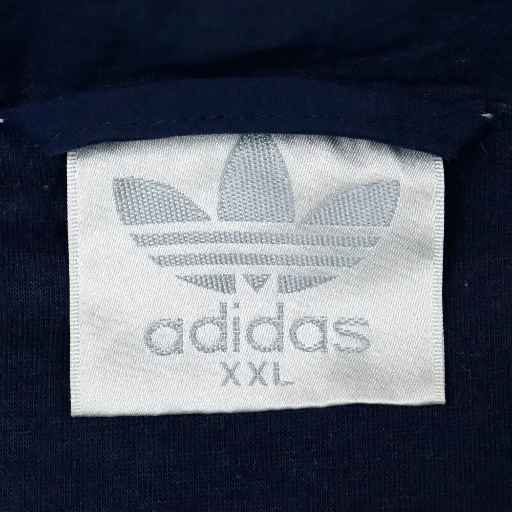 Vintage Adidas Navy Blue Track Suit Jacket and Pants Size XXL - Picture 3 of 10